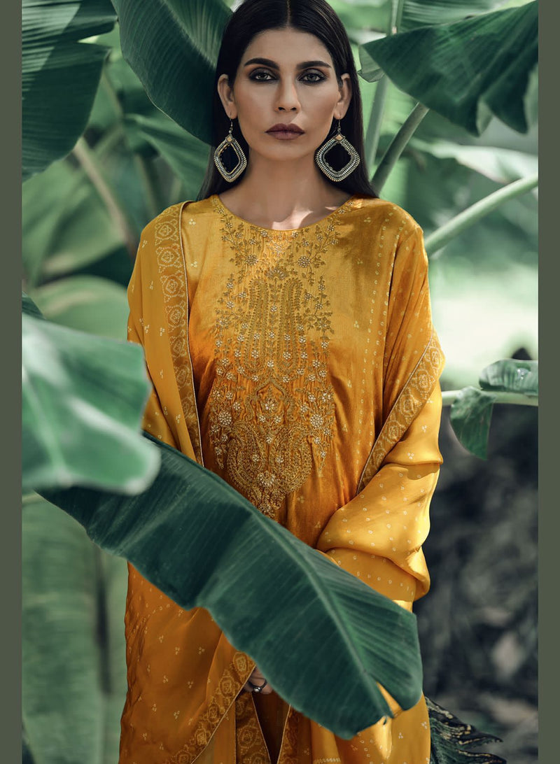 Varsha The Tales Of Tradition Velvet With Heavy Beautiful Work Stylish Designer Party Wear Salwar Kameez