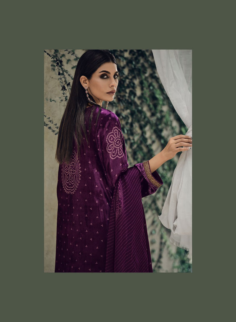 Varsha The Tales Of Tradition Velvet With Heavy Beautiful Work Stylish Designer Party Wear Salwar Kameez