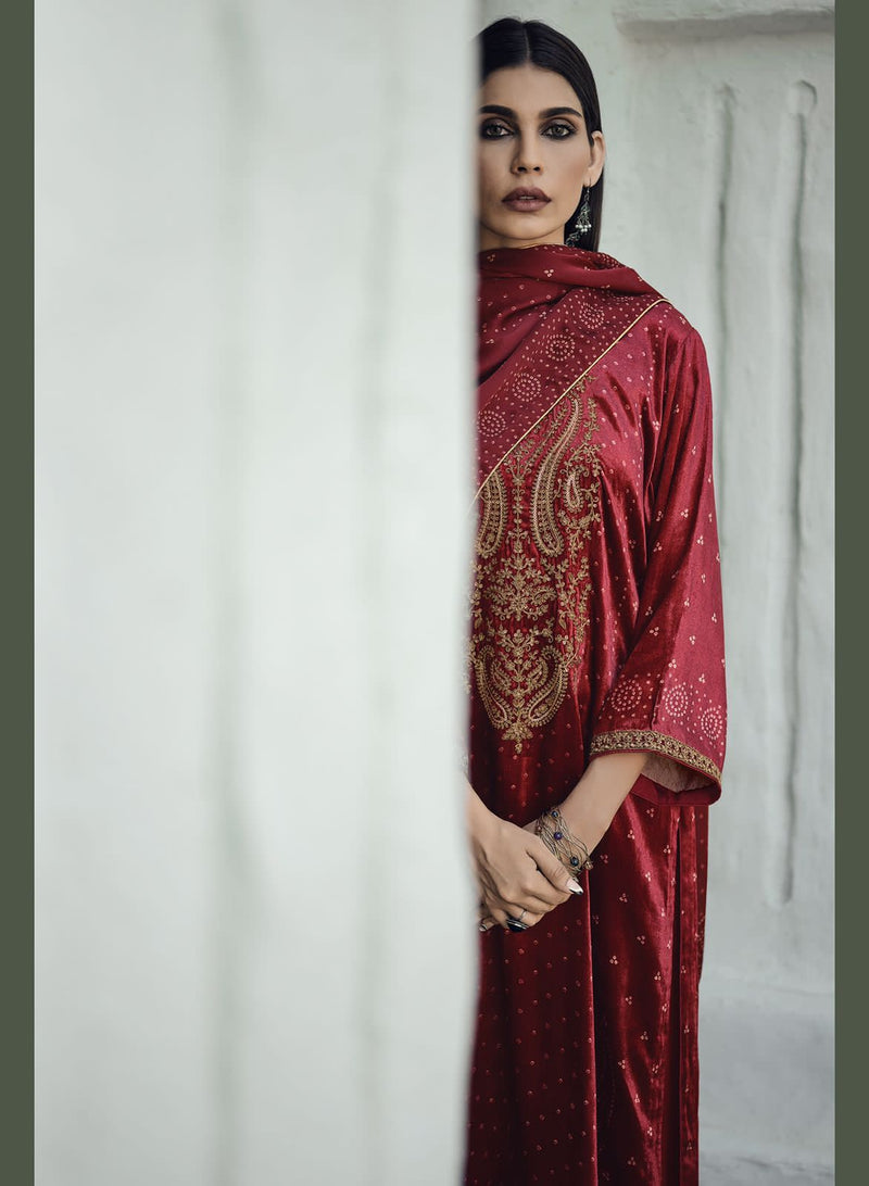 Varsha The Tales Of Tradition Velvet With Heavy Beautiful Work Stylish Designer Party Wear Salwar Kameez