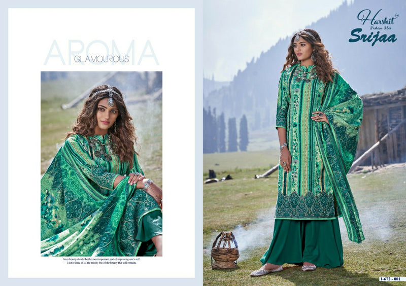 Harshit Fashion Srijaa Pashmina With Printed Work Stylish Designer Attractive Look Salwar Kameez