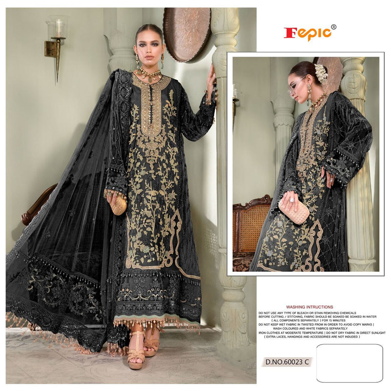 Fepic Rosemeen 60023 C Georgette With Beautiful Heavy Embroidery Work Stylish Designer Festive Wear Salwar Kameez