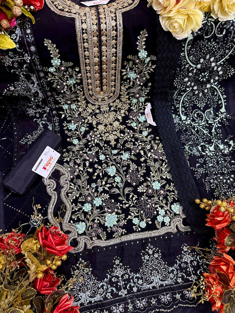 Fepic Rosemeen 60023 C Georgette With Beautiful Heavy Embroidery Work Stylish Designer Festive Wear Salwar Kameez