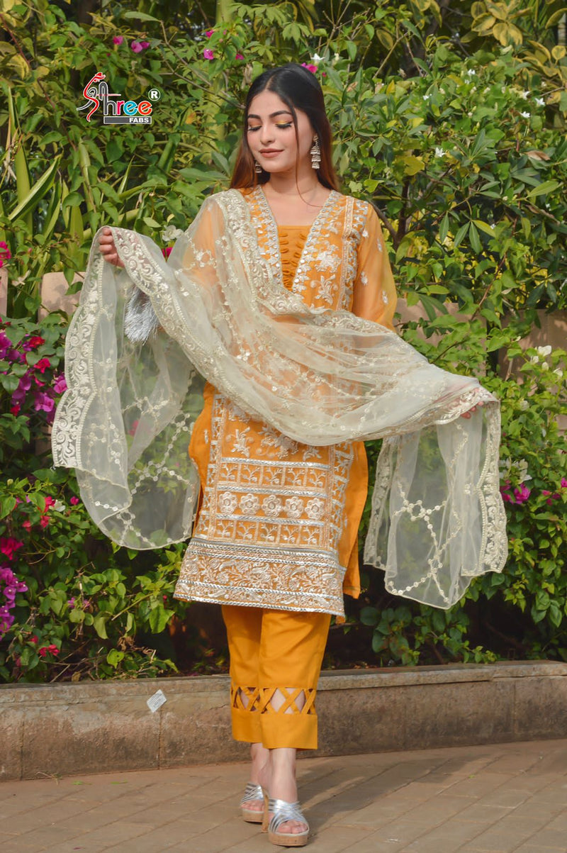 Shree Fabs Dno K 1422 Net With Beautiful Heavy Embroidery Work Stylish Designer Festive Wear Salwar Kameez