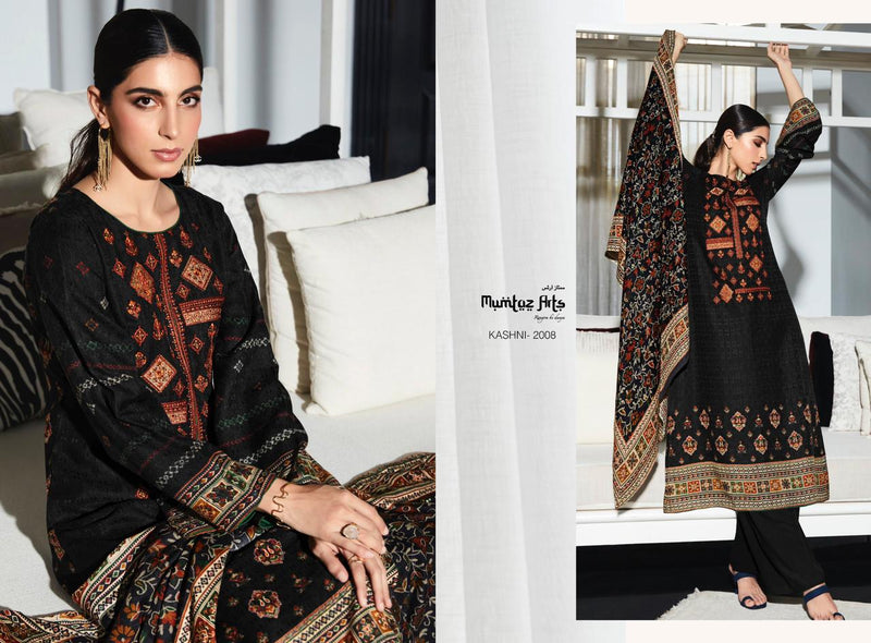 Mumtaz Arts Kashni Edition Vol 1 Pashmina With Neck Embroidery Work Stylish Designer Casual Wear Salwar Kameez