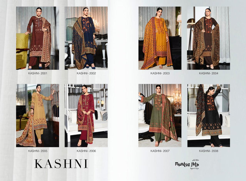 Mumtaz Arts Kashni Edition Vol 1 Pashmina With Neck Embroidery Work Stylish Designer Casual Wear Salwar Kameez