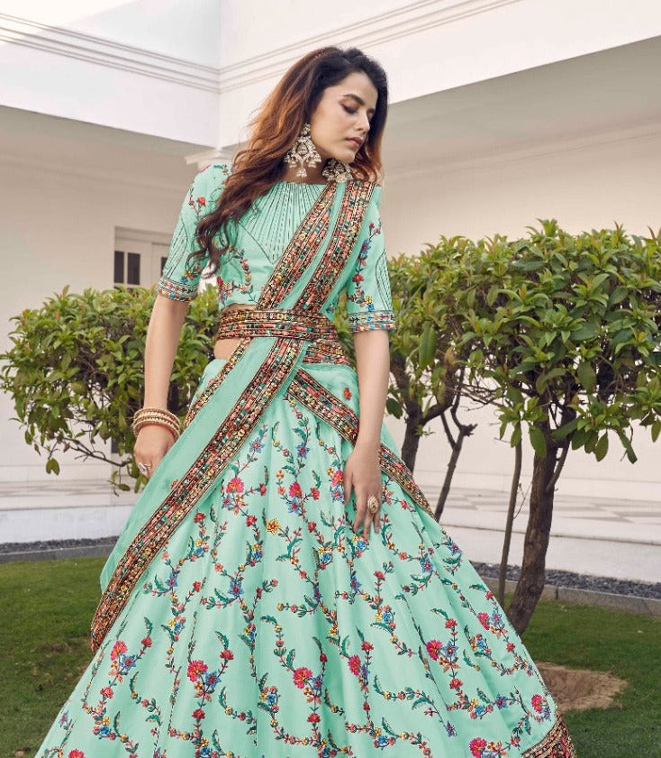 Shubhkala Guldasta 1913 Net With Heavy Beautiful Embroidery Work Stylish Designer Wedding Look Lehenga Choli