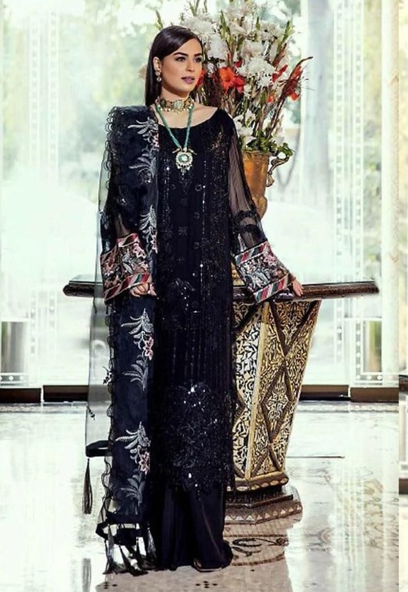 Rinaz Dno 1371 Georgette With Heavy Embroidery Work Stylish Designer Party Wear Salwar Kameez