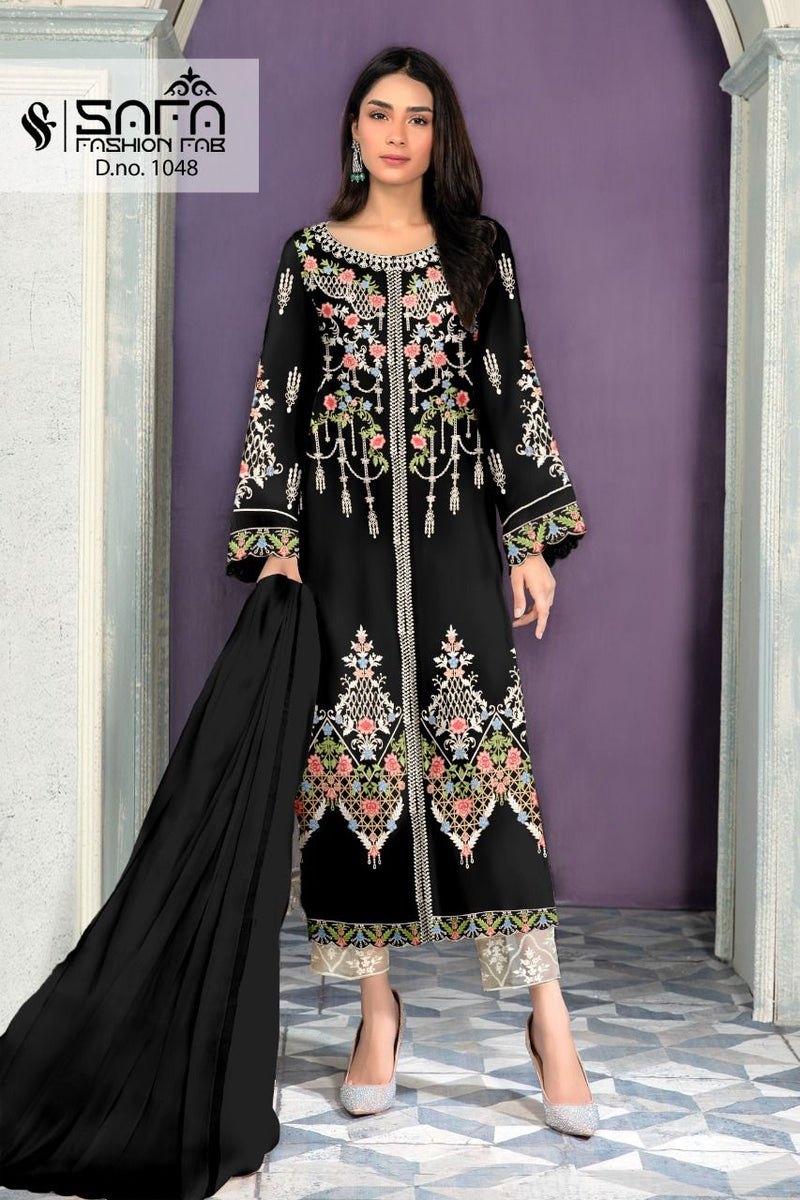 Safa Dno 1048 Georgette With Beautiful Fancy Embroidery Work Stylish Designer Pret kurti