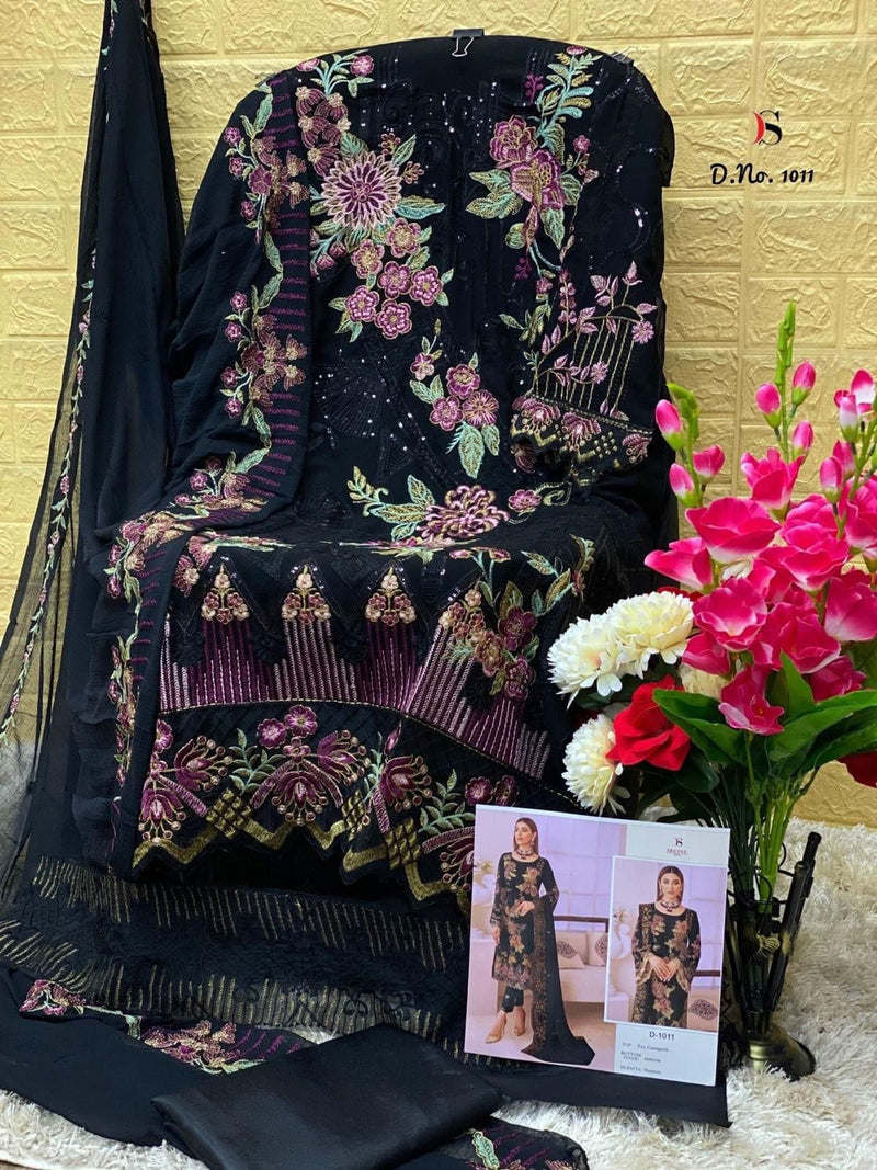 Deepsy Suit Dno 1011 Georgette With Beautiful Embroidery Work Stylish Designer Pakistani Salwar Kameez