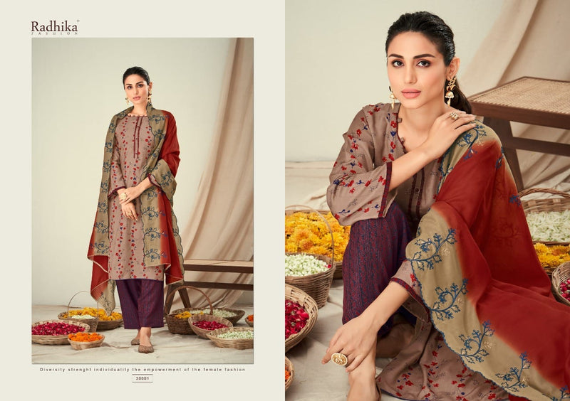 Radhika Fashion Bulbul Viscose With Beautiful Work Stylish Designer Casual Look Salwar Kameez