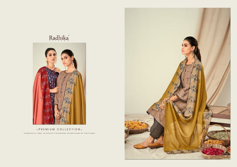 Radhika Fashion Bulbul Viscose With Beautiful Work Stylish Designer Casual Look Salwar Kameez