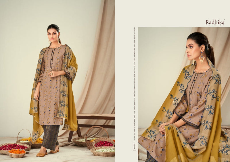 Radhika Fashion Bulbul Viscose With Beautiful Work Stylish Designer Casual Look Salwar Kameez