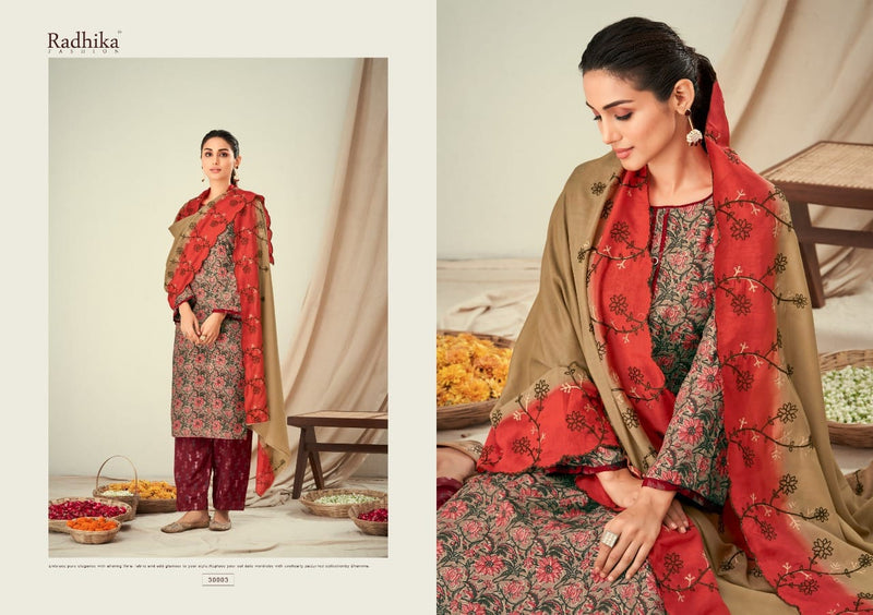 Radhika Fashion Bulbul Viscose With Beautiful Work Stylish Designer Casual Look Salwar Kameez