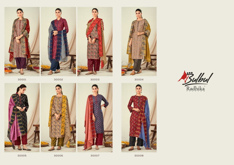 Radhika Fashion Bulbul Viscose With Beautiful Work Stylish Designer Casual Look Salwar Kameez