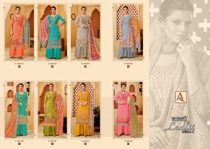 Alok Suit Ladlii Vol 2 Pure Cotton With Heavy Fancy Work Stylish Designer Casual Look Salwar Kameez