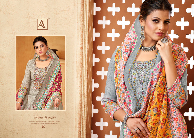 Alok Suit Ladlii Vol 2 Pure Cotton With Heavy Fancy Work Stylish Designer Casual Look Salwar Kameez