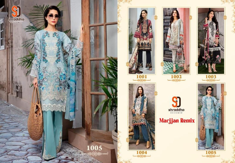 Sharaddha Designs Marjaan Pure Cotton With Beautiful Work Stylish Designer Pakistani Salwar Kameez