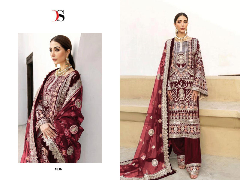 Deepsy Suit Anaya Vol 2 Velvet With Embroidery Work Stylish Designer Pakistani Salwar Kameez