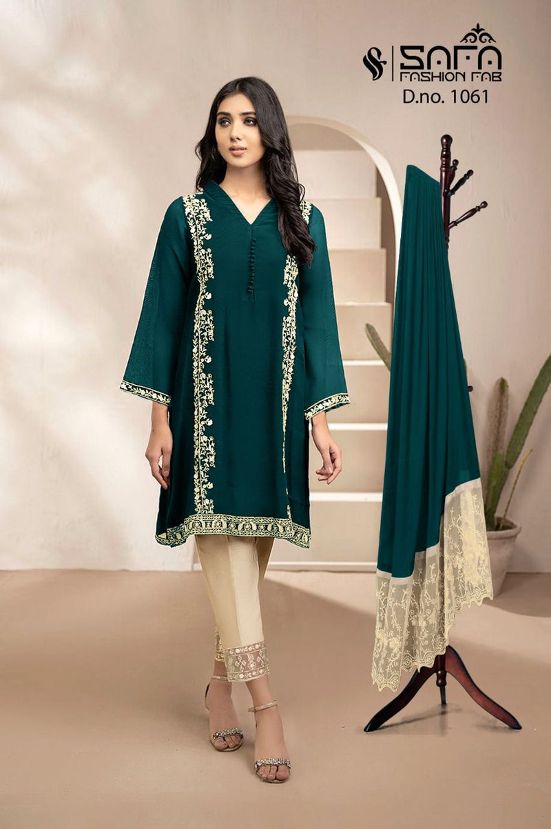 Safa Fashion Dno 1061 Georgette With Beautiful Work Stylish Designer Festive Wear Fancy Kurti