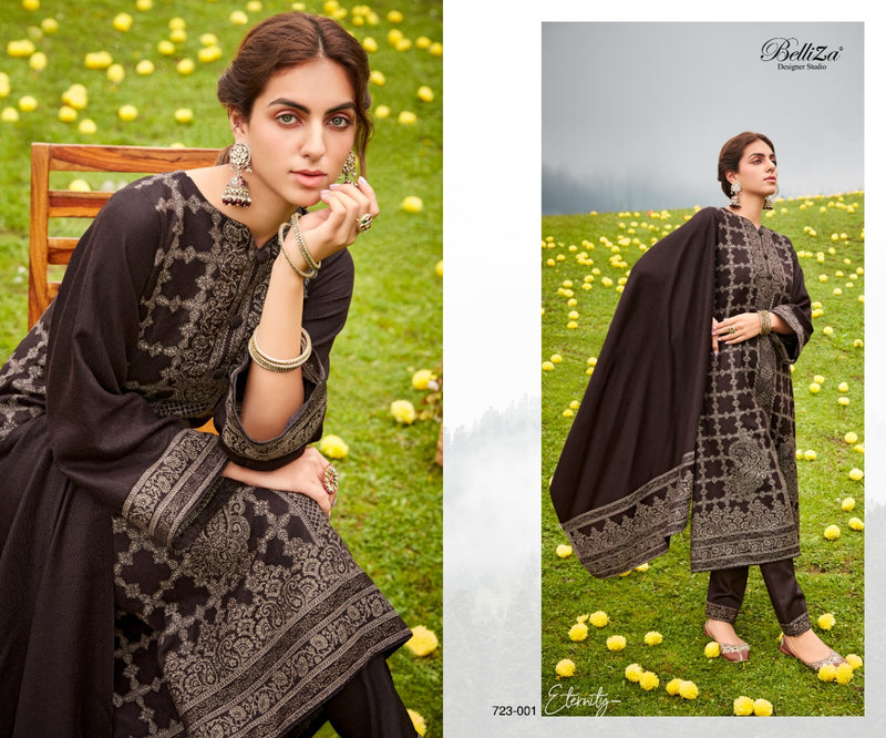 Belliza Kudrat Pashmina With Fancy Work Stylish Designer Festive Wear Attractive Look Salwar Kameez