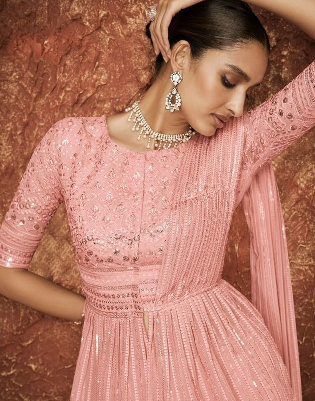 Sayuri Designer Daisy Georgette With Heavy Beautiful Work Stylish Designer Festive Wear Fancy Salwar Kameez