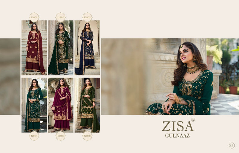 Zisa Gulnaaz Georgette With Beautiful Work Stylish Designer Festive Wear Salwar Kameez
