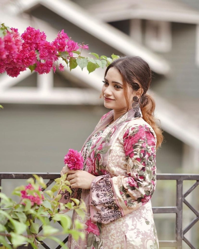 Shree Fabs Queens Court Hit Pure Cotton With Beautiful Work Stylish Designer Pakistani Festive Wear Salwar Kameez