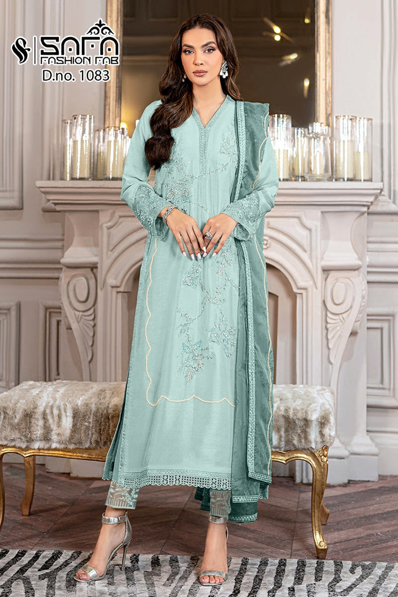 Safa Fashion Dno 1083 Georgette With Beautiful Work Stylish Designer Party Wear Fancy Pret Kurti