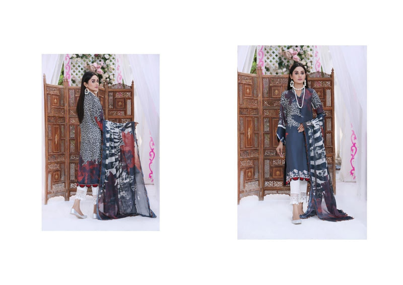 Regalia Ravishing Charmeuse Silk With Beautiful Work Stylish Designer Casual Look Salwar Kameez