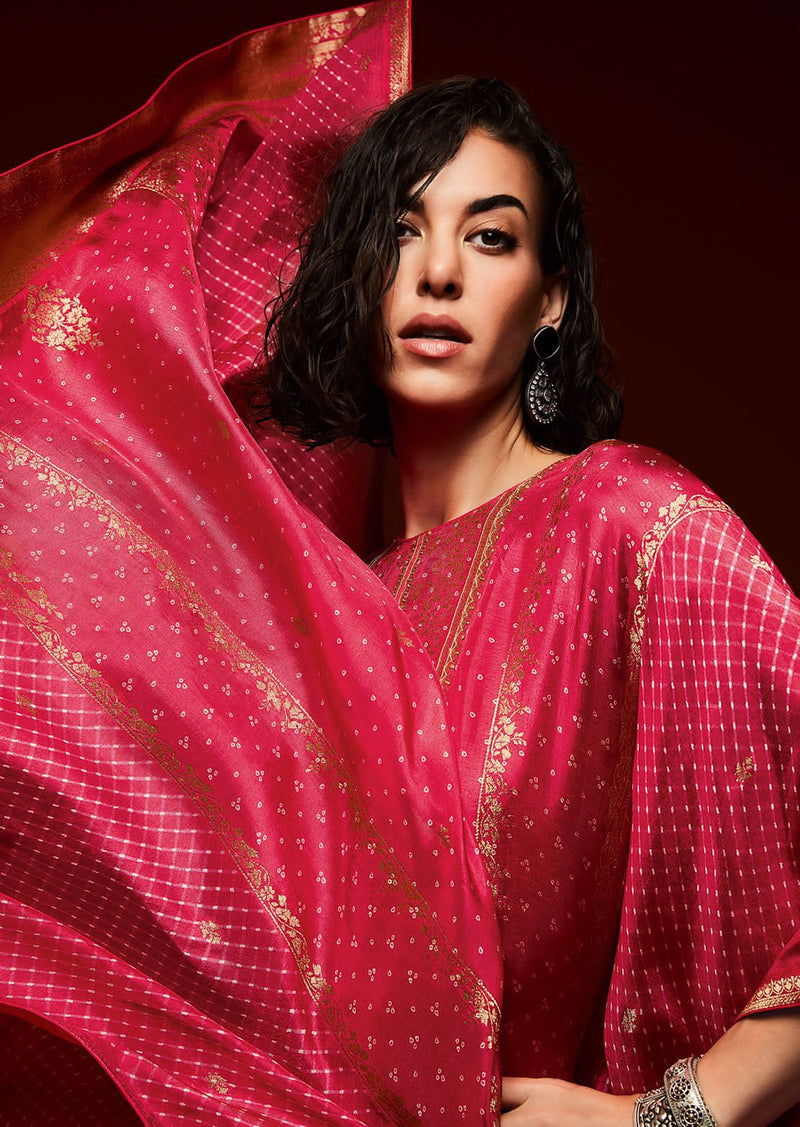 Varsha  Aalisha Kaftan Silk With Beautiful Work Stylish Designer Party Wear Fancy Salwar Suit