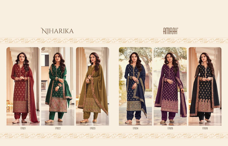 Amirah Niharika Viscose With Beautiful Work Stylish Designer Festive Wear Salwar Kameez