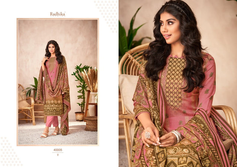 Radhika Fashion Hayaana Pashmina With Beautiful Work Stylish Designer Festive Wear Salwar Kameez