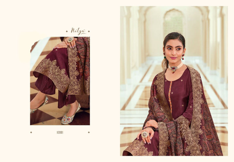 Nitya Ruhin Dola Jacquard With Heavy Beautiful Work Stylish Designer Festive Wear Salwar Kameez