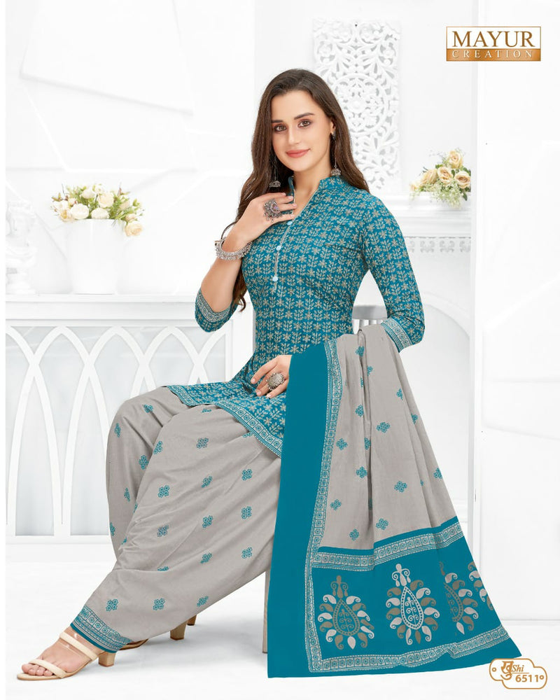 Mayur Creation Khushi Vol 65 Pure Cotton With Beautiful Work Stylish Designer Casual Look Salwar Suit
