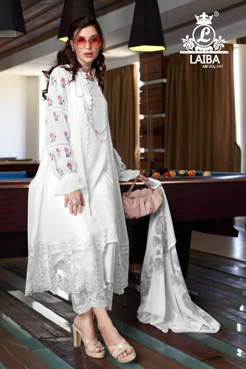 Laiba Am Vol 147 Georgette With Heavy Beautiful Work Stylish Designer Festive Wear Salwar Kameez