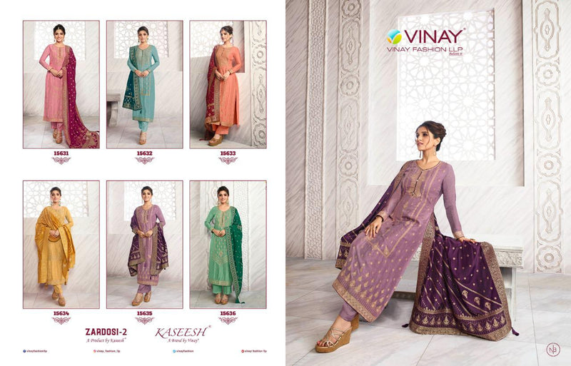 Vinay Fashion Zardosi 2 Jacquard With Beautiful Work Stylish Designer Attractive Look Salwar Kameez