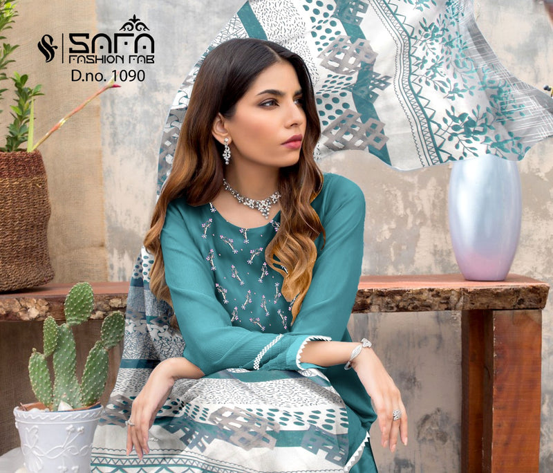 Safa Fashion Dno 1090 Georgette With Beautiful Work Stylish Designer Fancy Pret Kurti