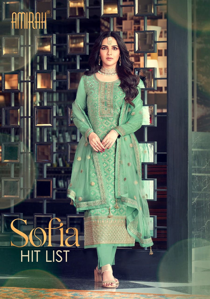 Amirah Sofia Hit List Pure Viscose With Heavy Beautiful Work Stylish Designer Fancy Salwar Kameez
