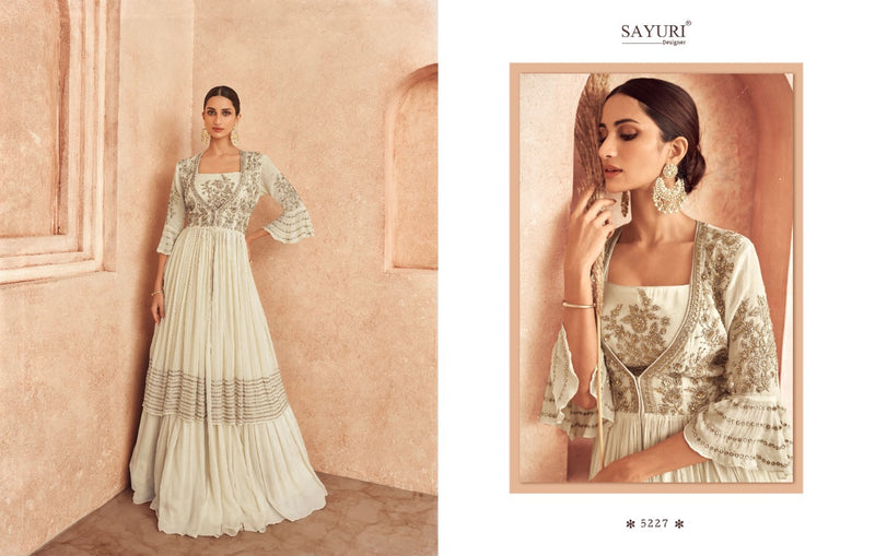 Sayuri Designs Dno 5225 To 5228 Georgette With Heavy Beautiful Work Stylish Designer Fancy Lehenga