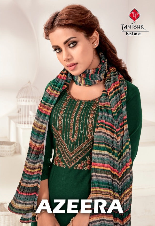 Tanishk Fashion Azeera Rayon With Beautiful Work Stylish Designer Fancy Salwar Kameez