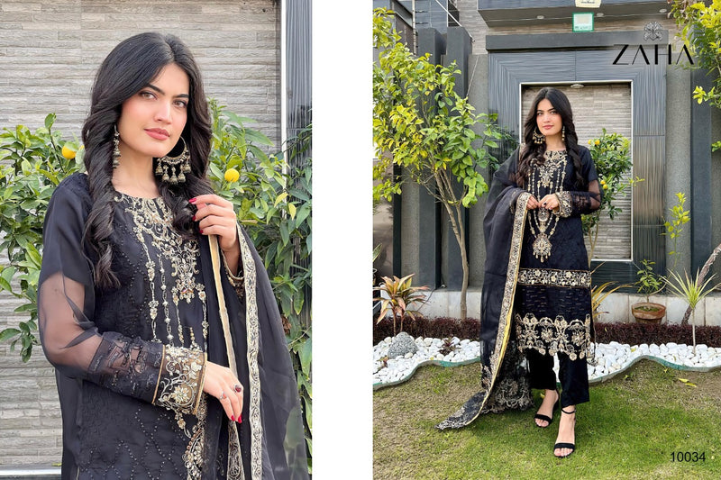 Zaha Nabia Vol 2 Georgette With Beautiful Work Stylish Designer Fancy Pakistani Salwar Kameez