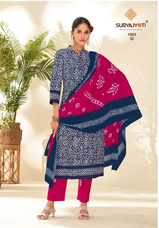 Suryajyoti Batik Vol 1 Pure Cotton With Heavy Printed Work Stylish Designer Fancy Kurti