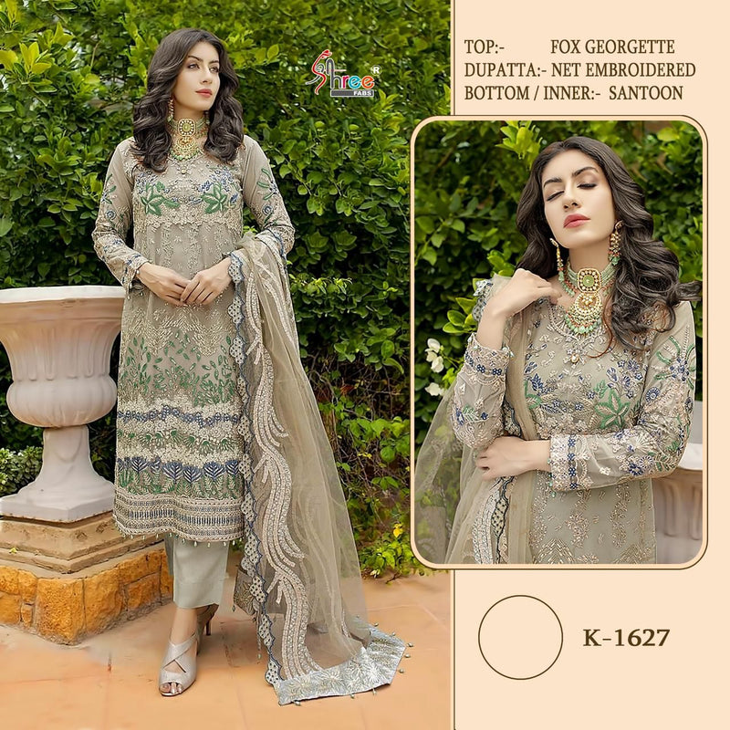 Shree Fabs K 1627 Fox Georgette Heavy Embroidered Pakistani Salwar Suit