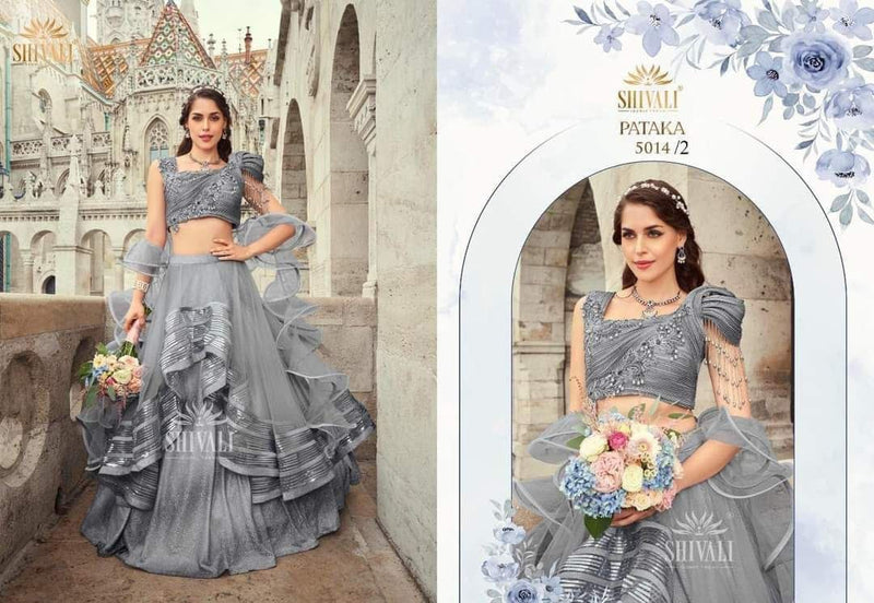 S4u Shivali Pataka 5014-2 Fancy Heavy Embroidery Partywear Lehanga Choli