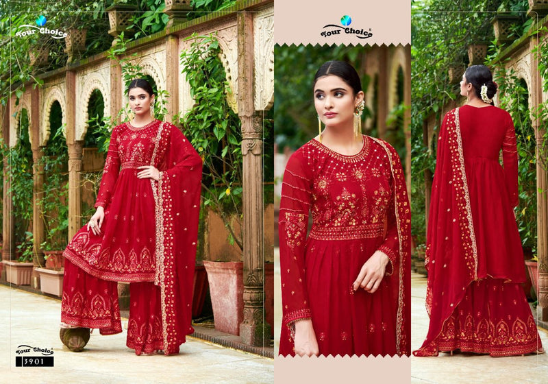 Your Choice Karva Affair Vol 1 Blooming Georgette Stylish Festive Wear Collection