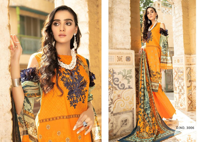 Yashika Trendz Presents By Mahnoor Vol 3 Pure Lawn Print Digital Printed Casual Wear Salwar Suit