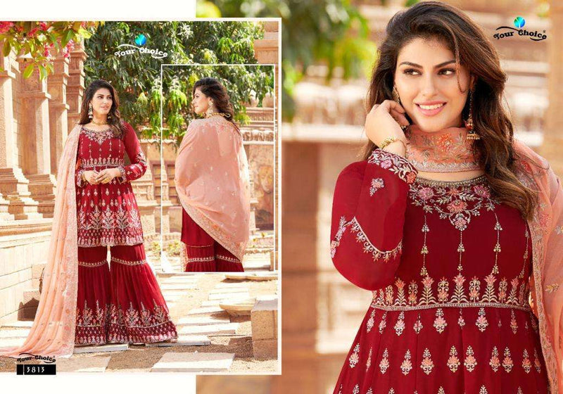 Your Choice By Zyraa Georgette With Heavy Embroidery Work Fancy Party Wear Salwar Suit Collection