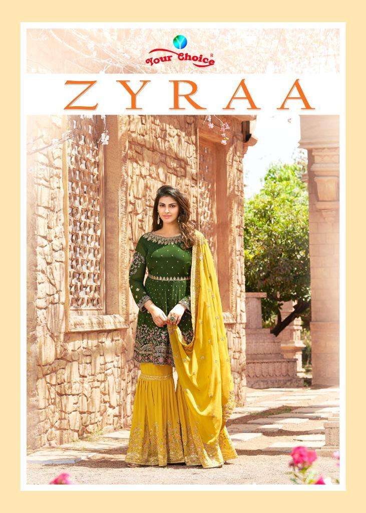 Your Choice By Zyraa Georgette With Heavy Embroidery Work Fancy Party Wear Salwar Suit Collection