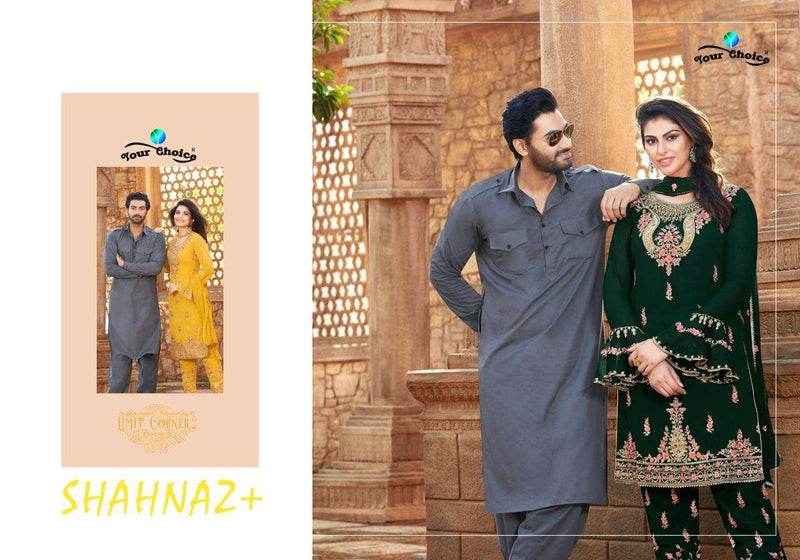 Your Choice Shahnaz Plus Georgette Designer Partywear Salwar Kameez