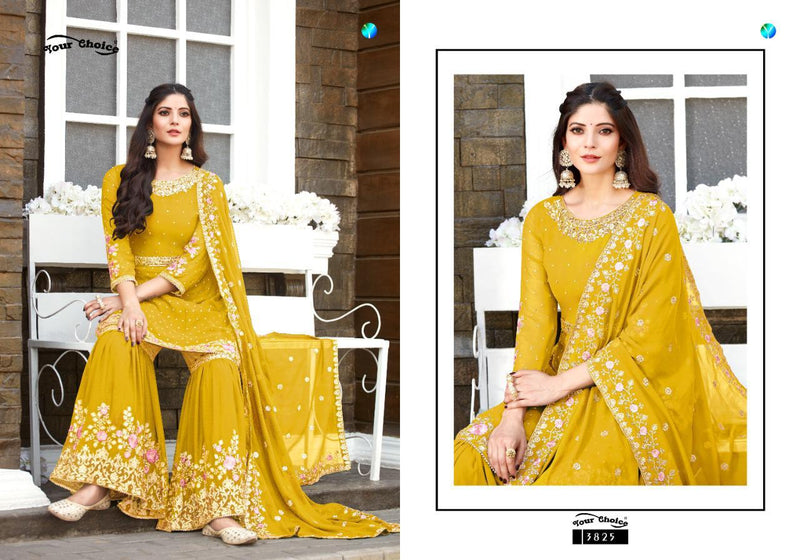 Your Choice Zaara Vol 5 Blooming Georgette With Heavy Embroidery Work Wedding Wear Pakistani Salwar Kameez